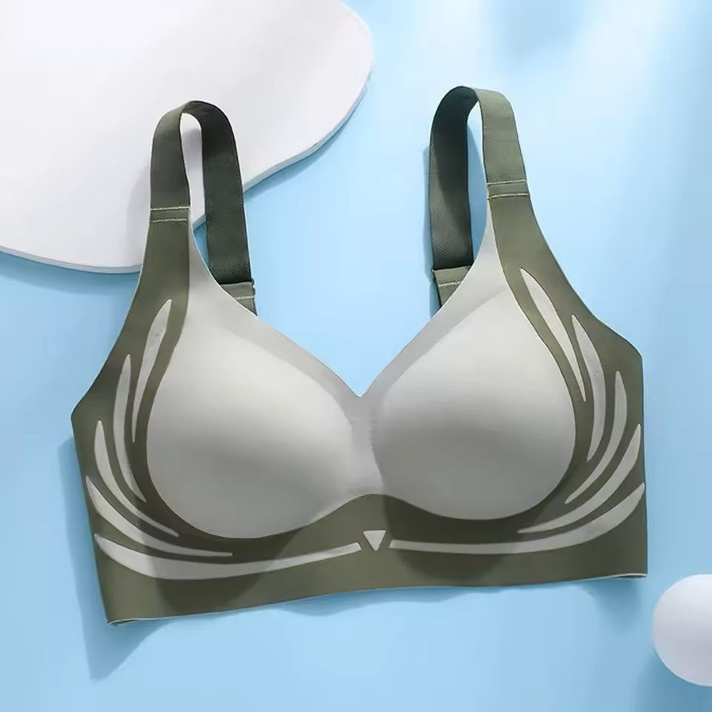 Seamless VNeck Wireless Bra  Adjustable Breathable And Comfortable Support 2