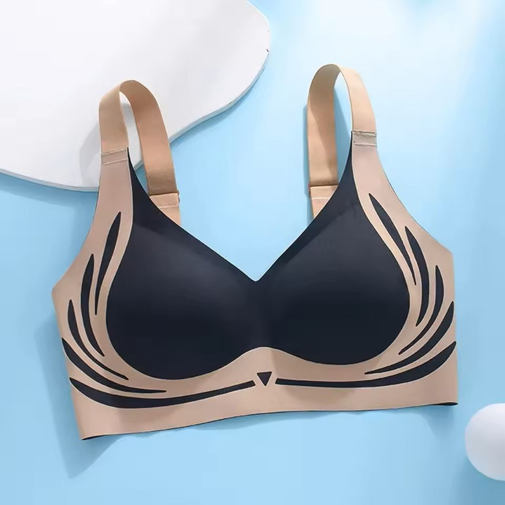 Seamless VNeck Wireless Bra  Adjustable Breathable And Comfortable Support 6