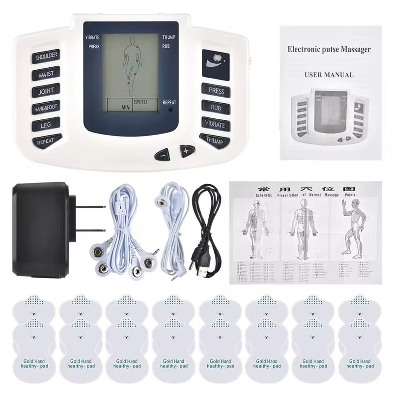 Full Body EMS Muscle Stimulator Massage Device With Pads And Digital Display 4
