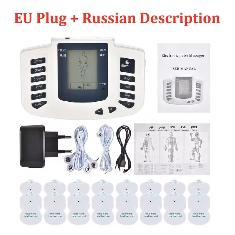 Full Body EMS Muscle Stimulator Massage Device With Pads And Digital Display 6