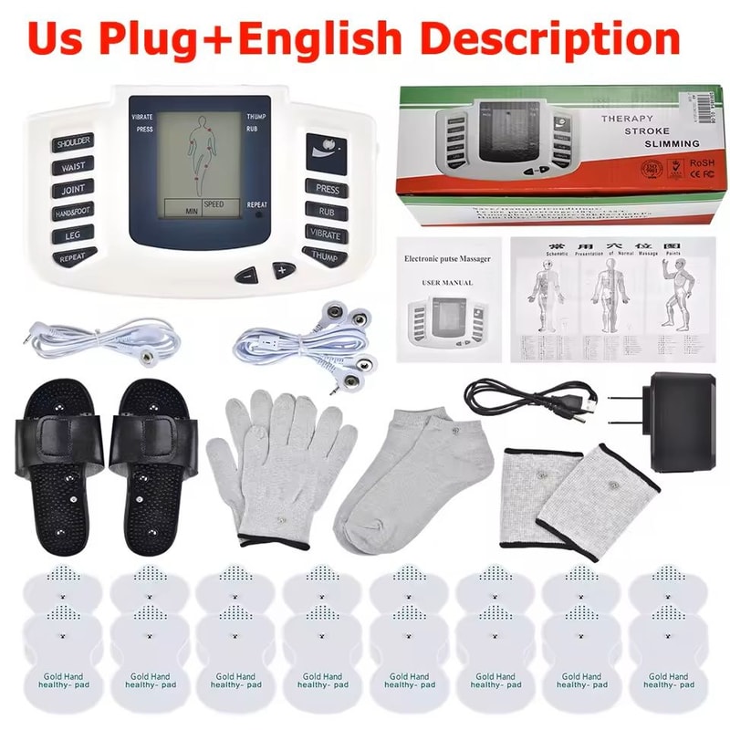 Full Body EMS Muscle Stimulator Massage Device With Pads And Digital Display 8