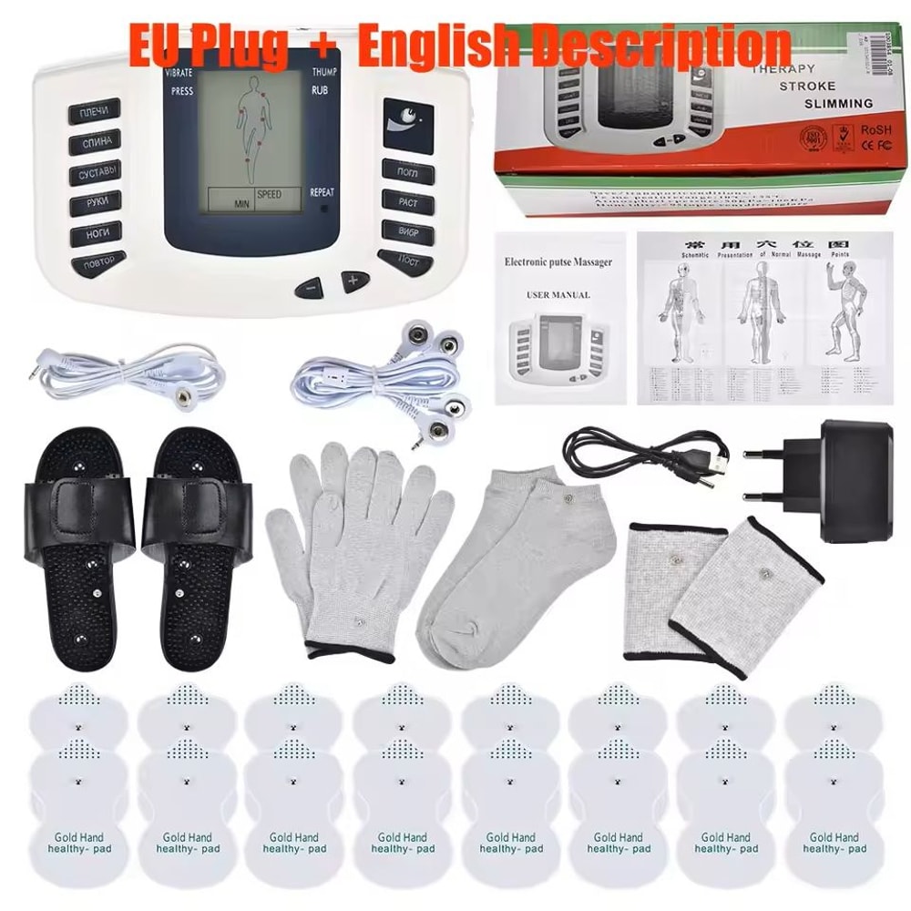 Full Body EMS Muscle Stimulator Massage Device With Pads And Digital Display 9