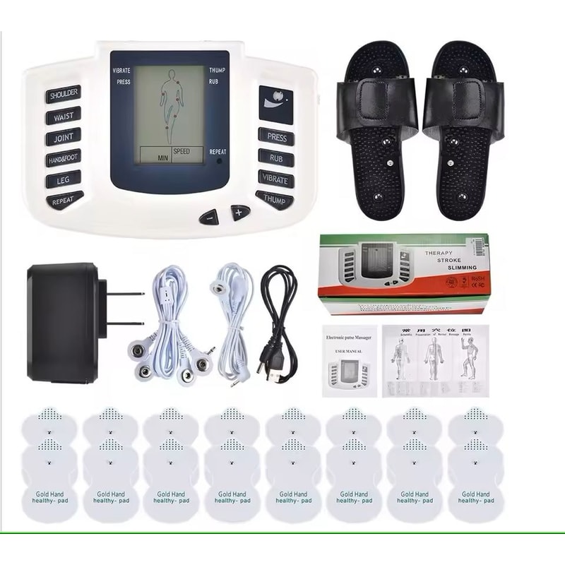 Full Body EMS Muscle Stimulator Massage Device With Pads And Digital Display 12