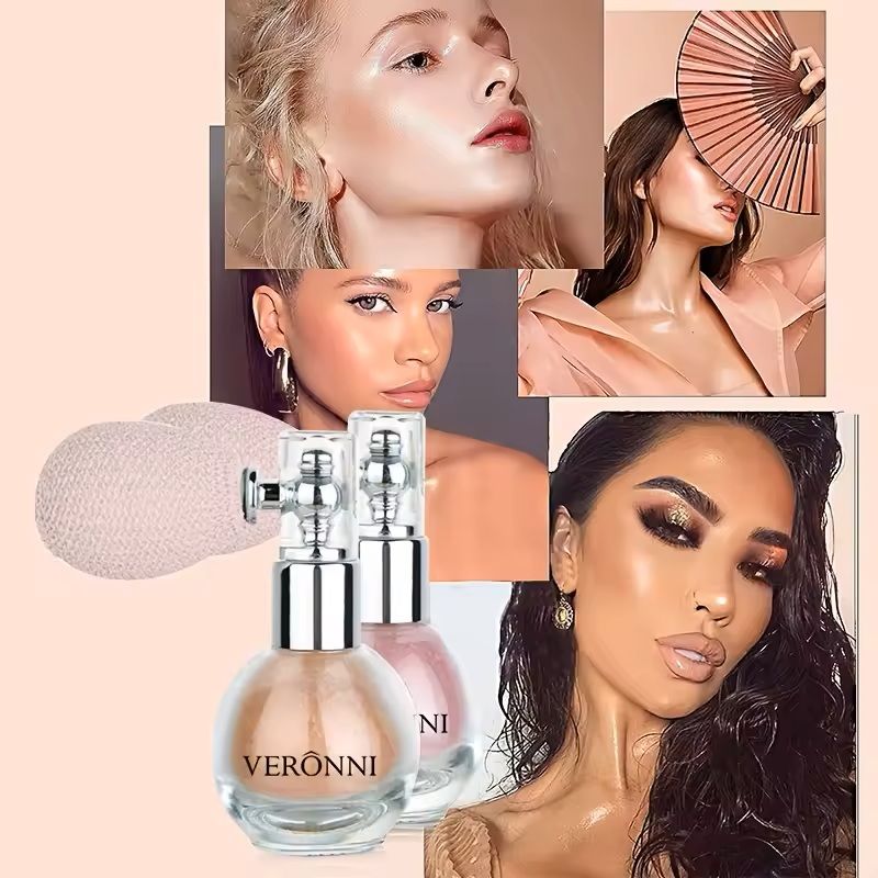 Diamond Glow Highlighter Spray With 6 Color Shimmer And Waterproof Finish 9