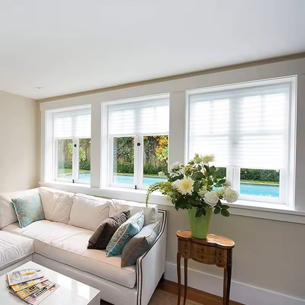 Self Adhesive Pleated Window Shades For Home Decoration 5