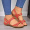 Womens Orthopedic Ankle Strap Wedge Sandals 7