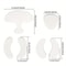6Piece Reusable Silicone AntiWrinkle Pads 4