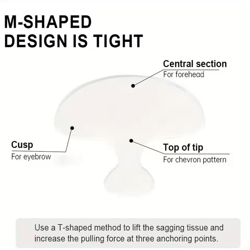 6Piece Reusable Silicone AntiWrinkle Pads 5