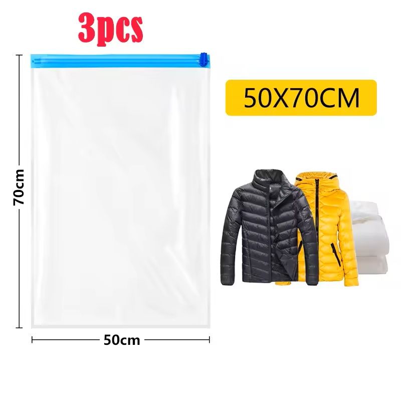 Travel RollUp Compression Bags SpaceSaving Storage For Suitcases And Backpacks 3