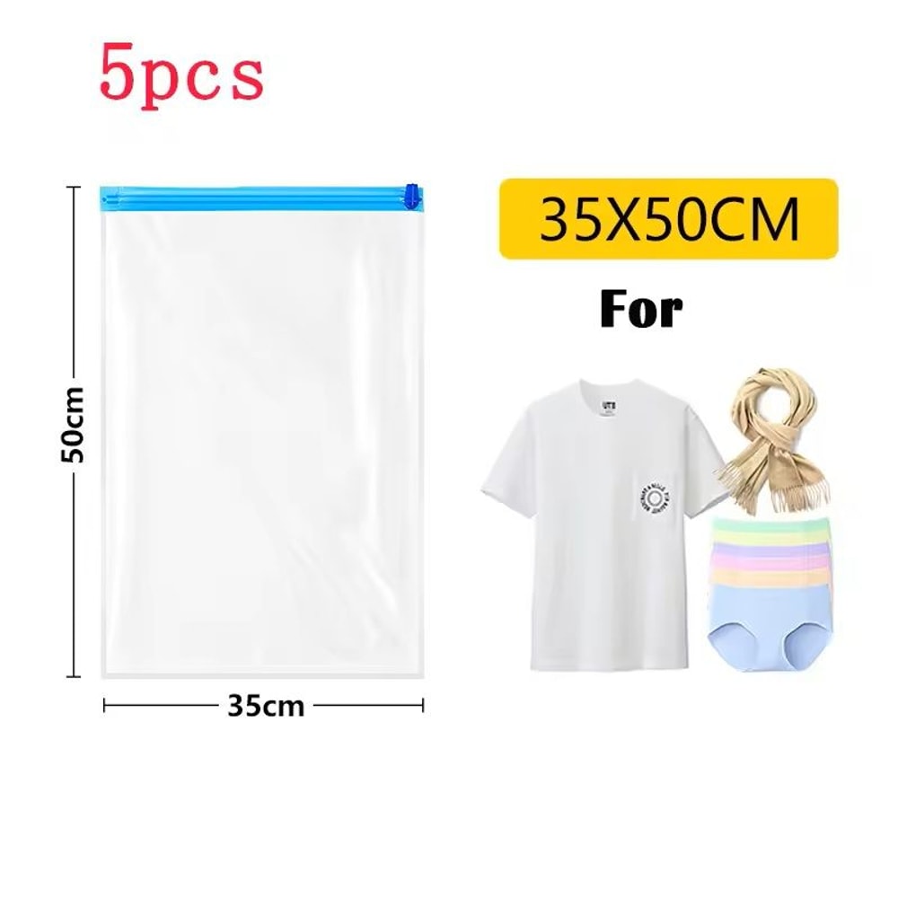 Travel RollUp Compression Bags SpaceSaving Storage For Suitcases And Backpacks 4