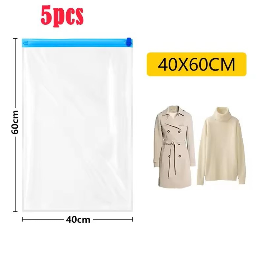 Travel RollUp Compression Bags SpaceSaving Storage For Suitcases And Backpacks 10