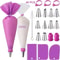 Silicone Piping Bags And Tips Set For Cake Decorating 0