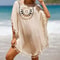 Crochet Bikini Swimsuit Cover Up Dress For Women 6