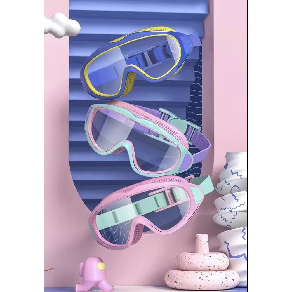 Childrens Wide Angle Anti Fog Swimming Goggles 1