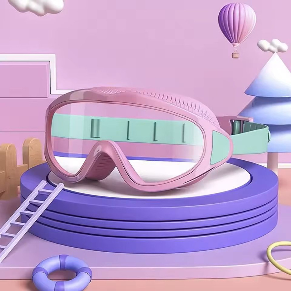 Childrens Wide Angle Anti Fog Swimming Goggles 0