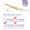 Precision Fiber Tip Eyelash Tweezer With Diamond Grip 18