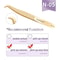 Precision Fiber Tip Eyelash Tweezer With Diamond Grip 20