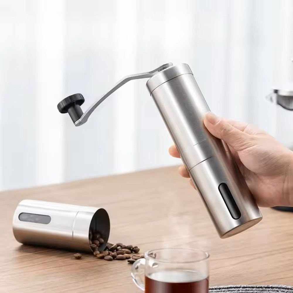 Manual Coffee Grinder With Measuring Spoon Option 4