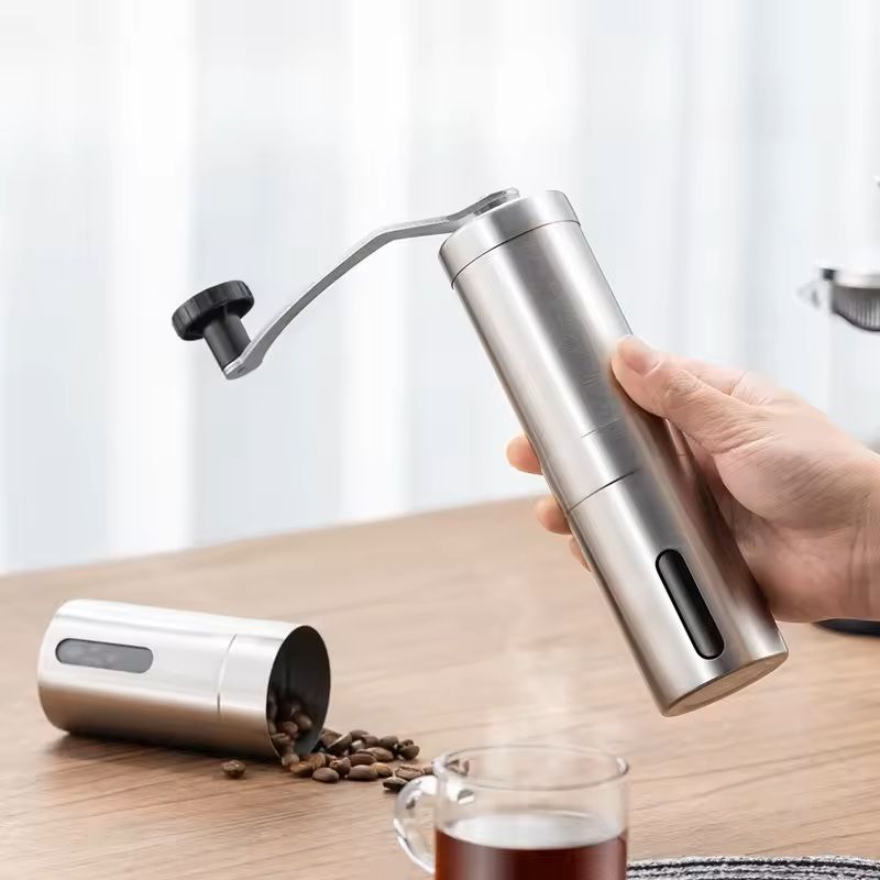 Manual Coffee Grinder With Measuring Spoon Option 4