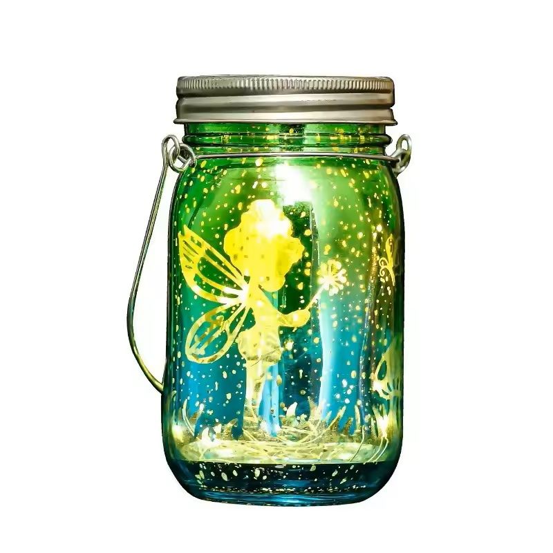 Solar Mason Jar Light For Garden And Patio Decoration 8
