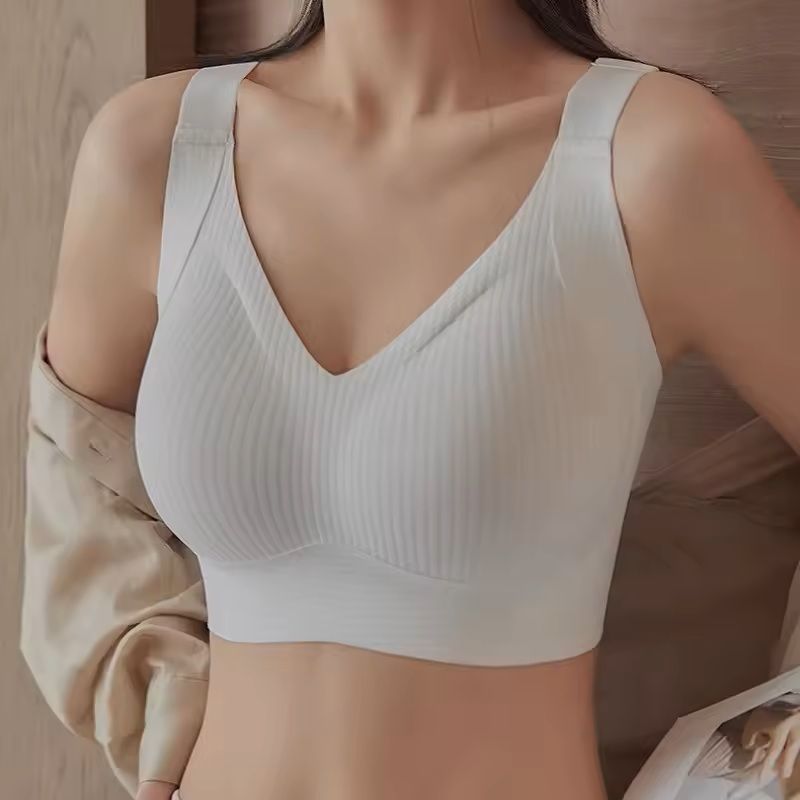 Seamless Wireless Push Up Bra With Removable Pads And Adjustable Band 7