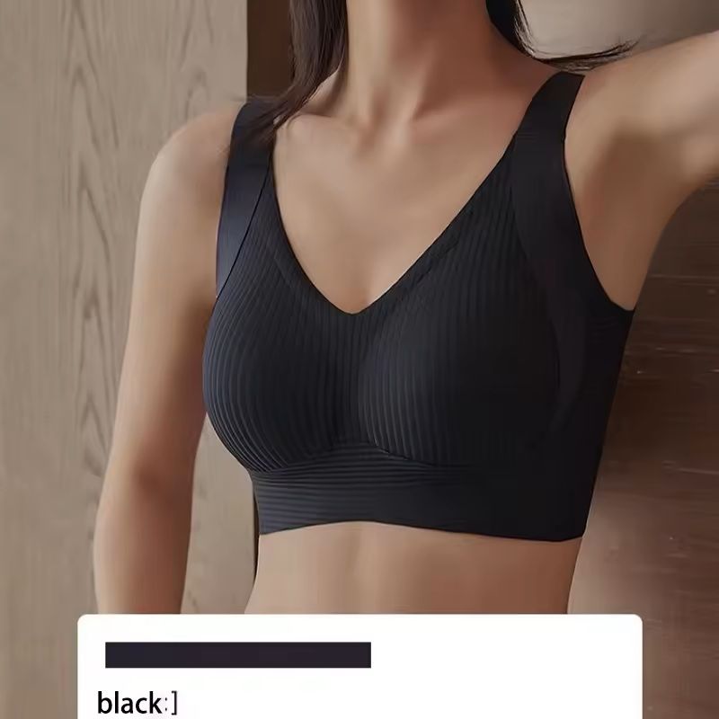 Seamless Wireless Push Up Bra With Removable Pads And Adjustable Band 8