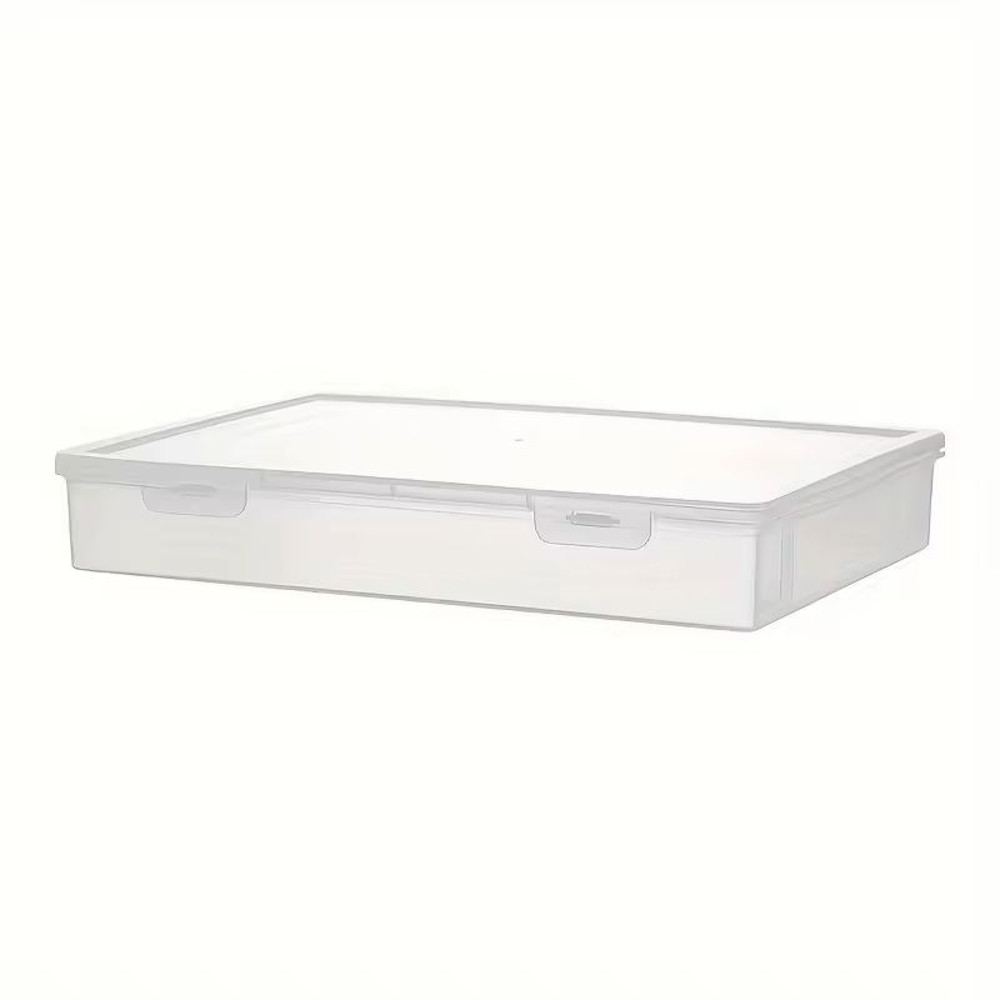 Large Capacity Transparent Plastic Storage Box For Pencils And Sketch Supplies 6