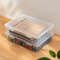 Large Capacity Transparent Plastic Storage Box For Pencils And Sketch Supplies 7