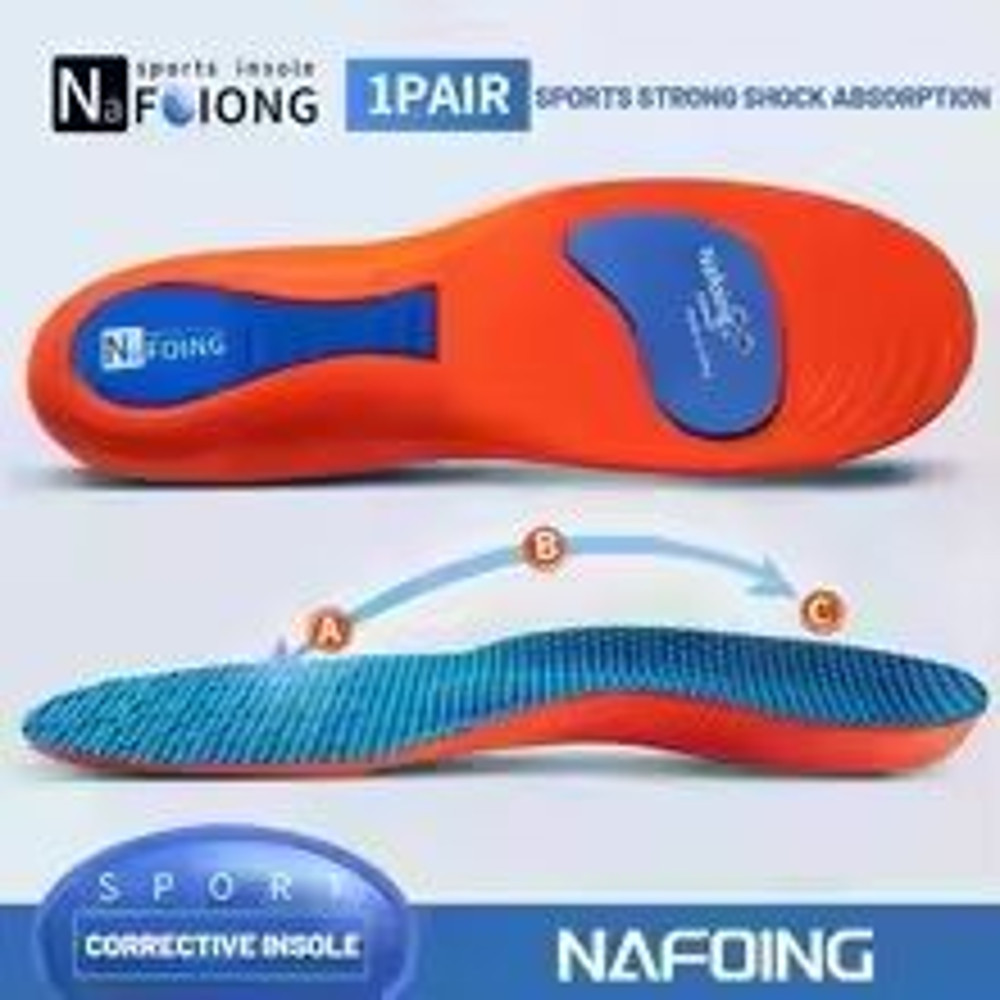 Orthotic Arch Support Insoles For Flat Feet Shock Absorbing Running Shoe Insert 1