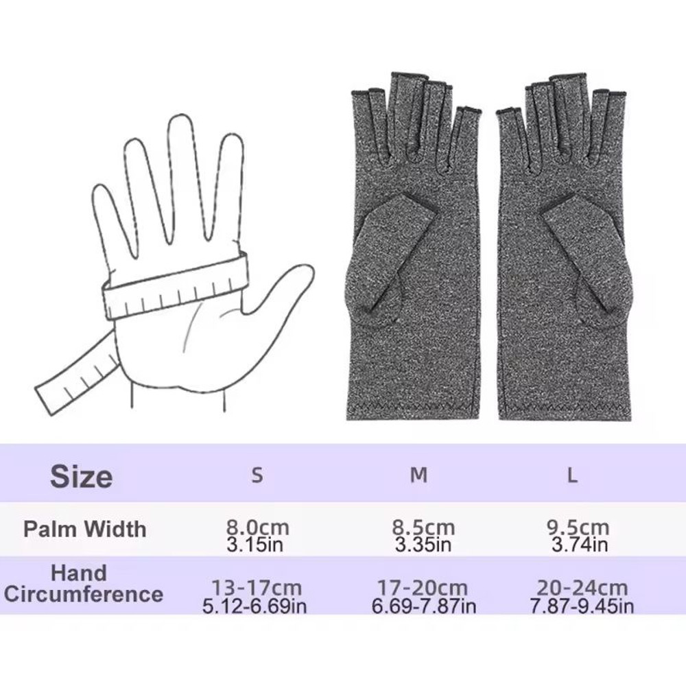 Fingerless Compression Gloves For Hand Pain Relief And Joint Support 2