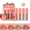 4Piece Mini Velvet Matte Lip Gloss Set LongLasting Lightweight Lip Tint 2