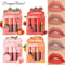 4Piece Mini Velvet Matte Lip Gloss Set LongLasting Lightweight Lip Tint 0