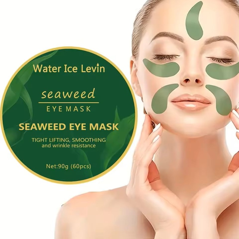 60pcs Seaweed Hyaluronic Acid Eye Mask For Dark Circles And Puffiness 3