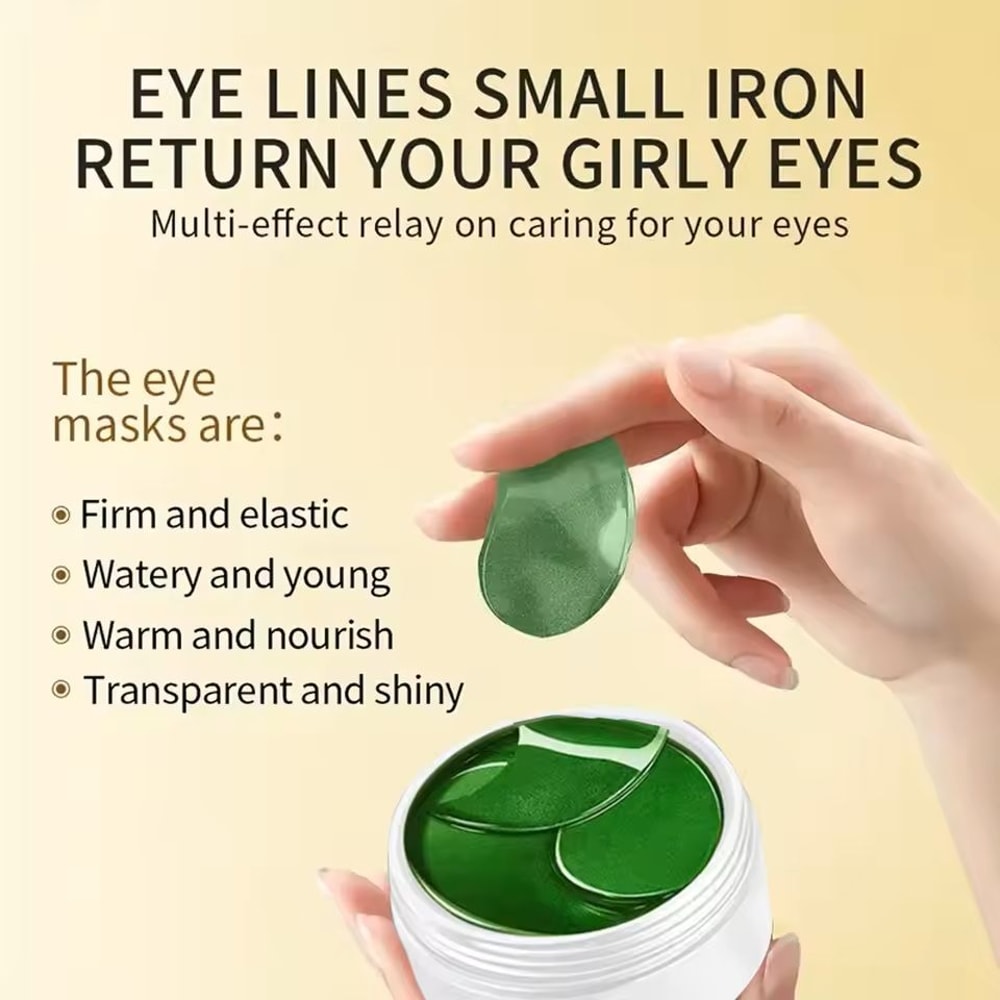 60pcs Seaweed Hyaluronic Acid Eye Mask For Dark Circles And Puffiness 4