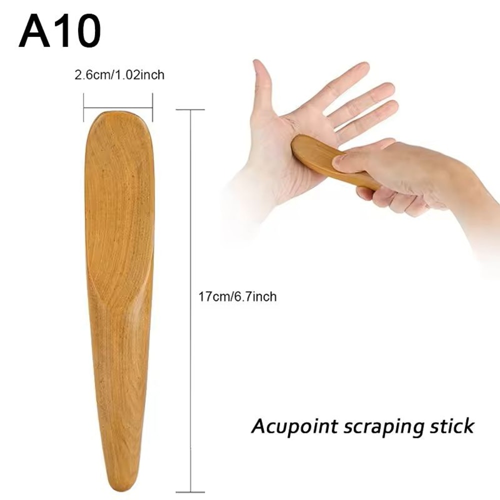 Wooden Lymphatic Drainage Massage Tools For Body Sculpting And Cellulite Relief 19