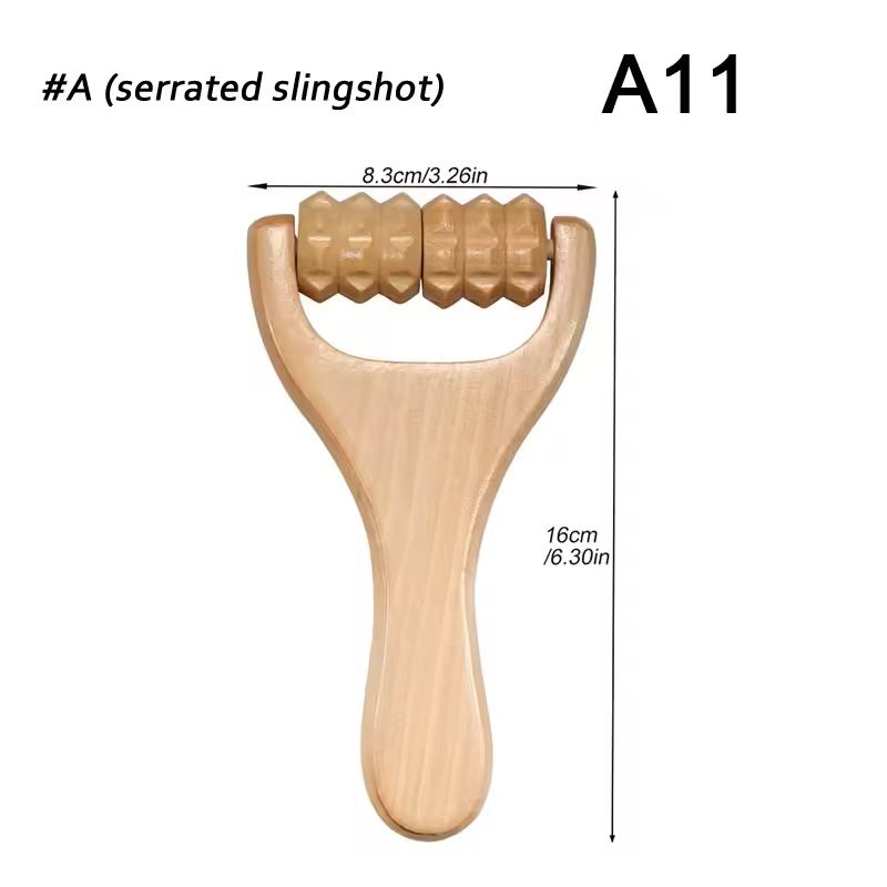 Wooden Lymphatic Drainage Massage Tools For Body Sculpting And Cellulite Relief 7