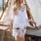 Crochet Fringe Bikini Cover Up Dress 9