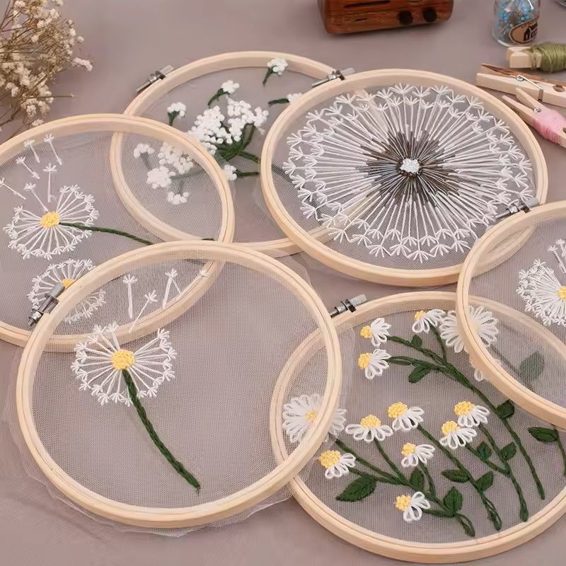 Beginner Floral Embroidery Kit With Pattern 2