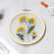 Beginner Floral Embroidery Kit With Pattern 17