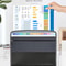 Zippered Accordion File Organizer With Pencil Pouch 10