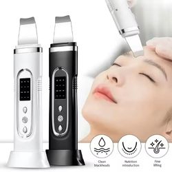 ultrasonic skin scrubber facial cleansing device