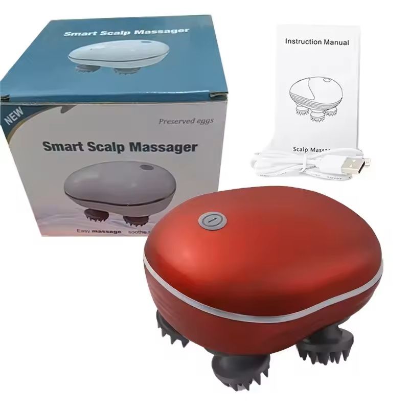 Electric Scalp Massager With Red Light Therapy 3