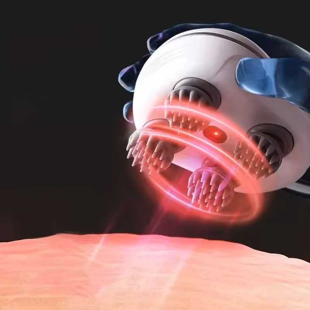 Electric Scalp Massager With Red Light Therapy 6