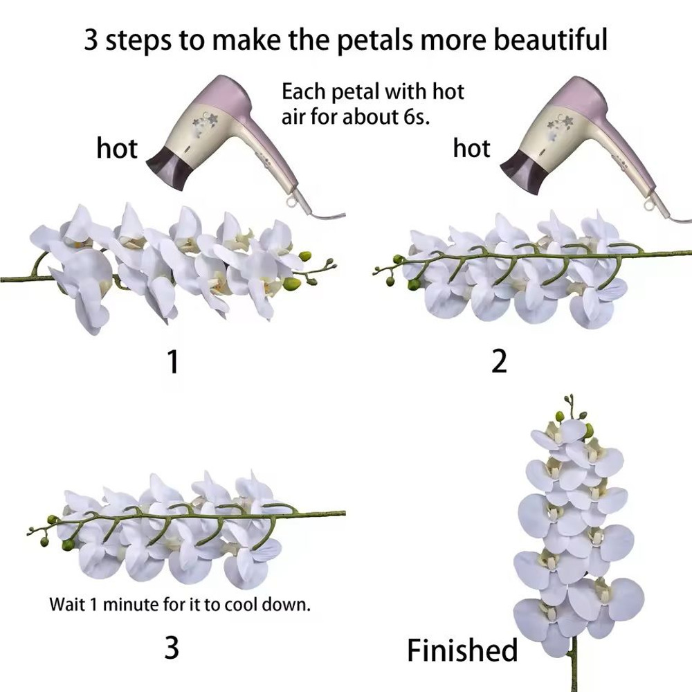 Artificial Orchid Flower Stem For Home And Event Decoration 6