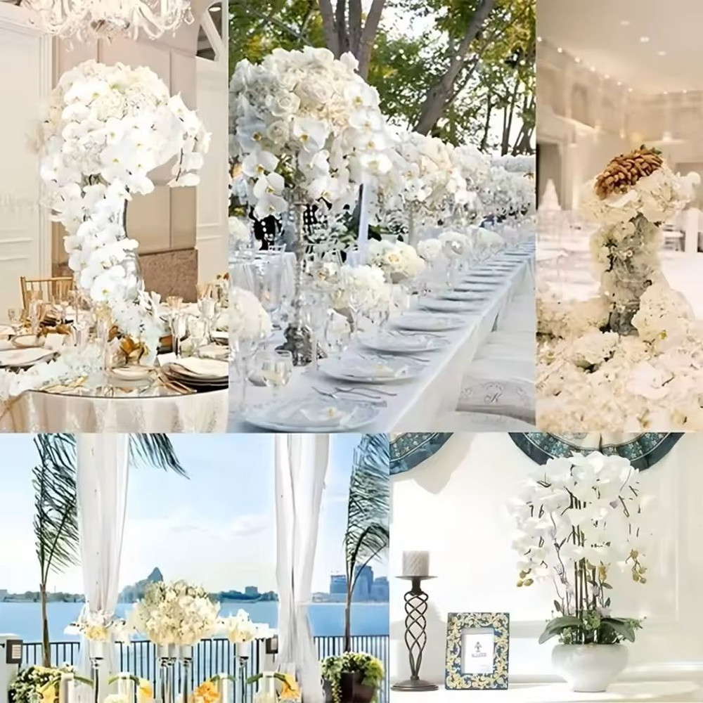 Artificial Orchid Flower Stem For Home And Event Decoration 8