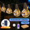 Solar G40 String Lights For Outdoor Patio And Backyard Lighting 10