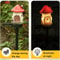 Solar Resin Mushroom House Light For Garden And Lawn Decoration 6