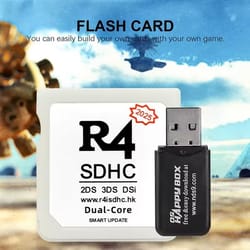 r4 sdhc adapter flashcard for game storage and backup