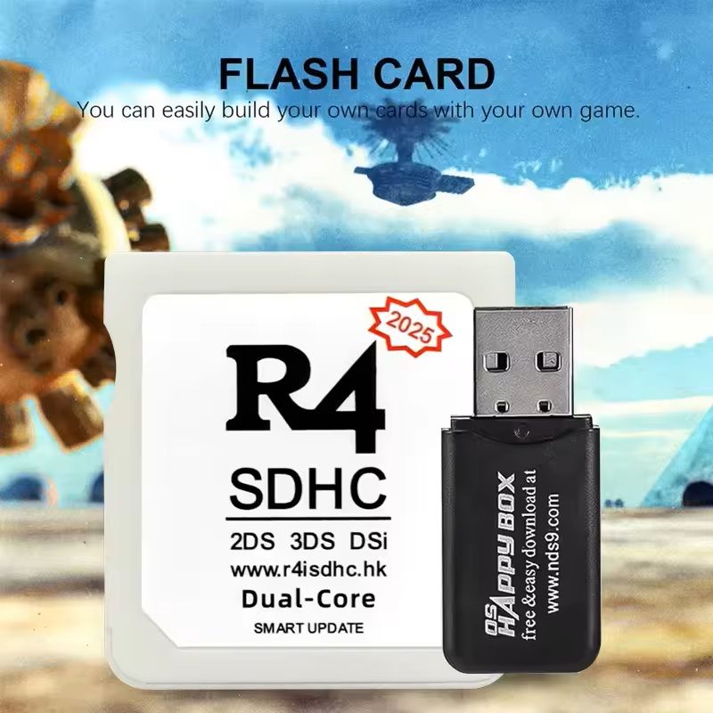 R4 SDHC Adapter Flashcard For Game Storage And Backup 0
