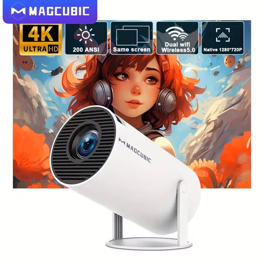 Wireless Home Projector With WiFi And Screen Mirroring 0